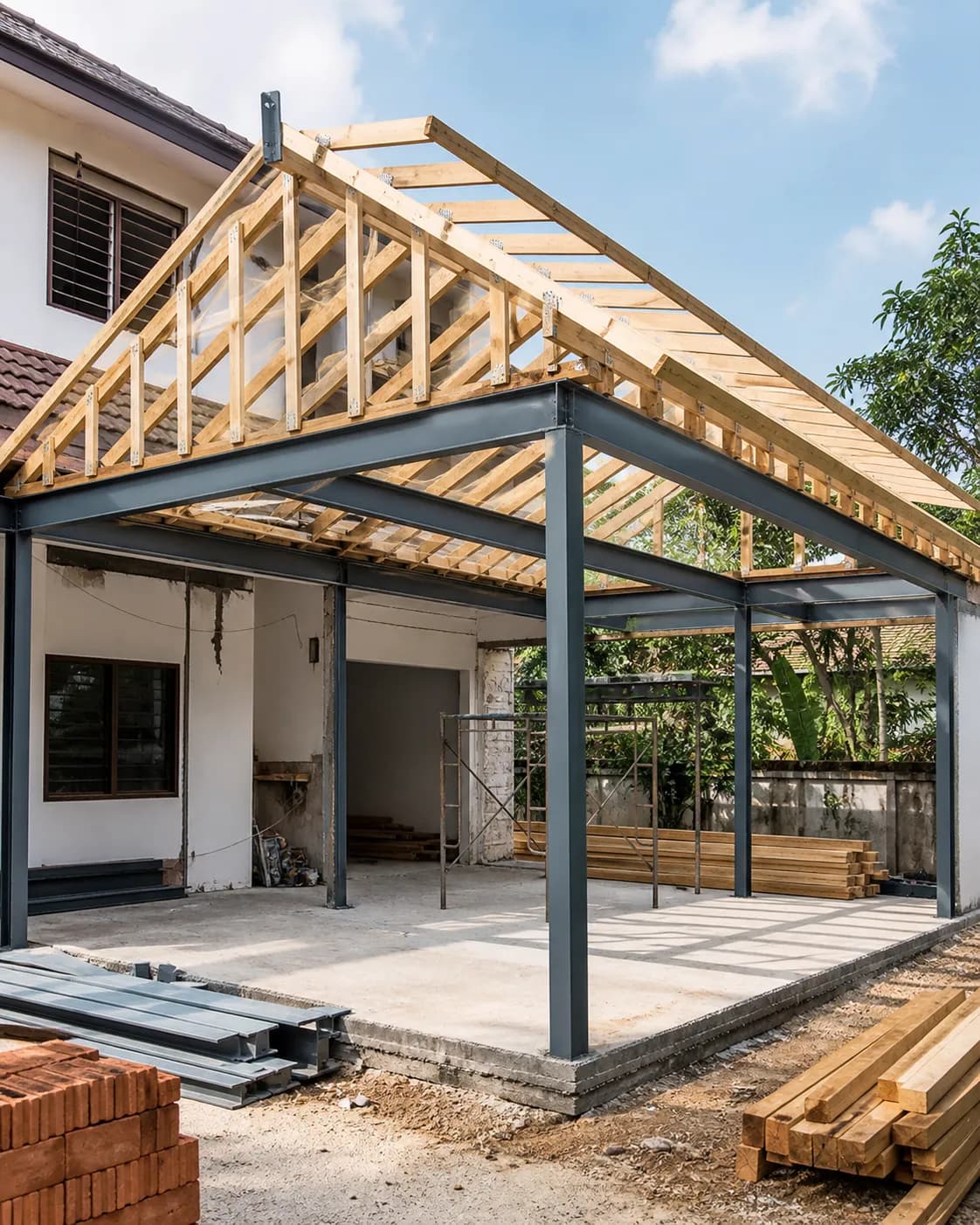 Build and extend project by Buildmode
