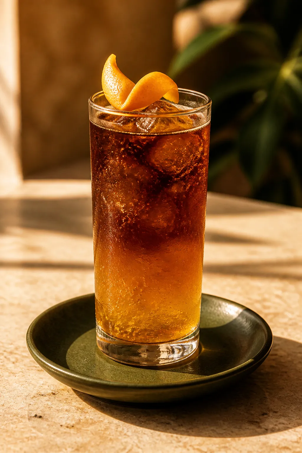 Cold brew orange fizz